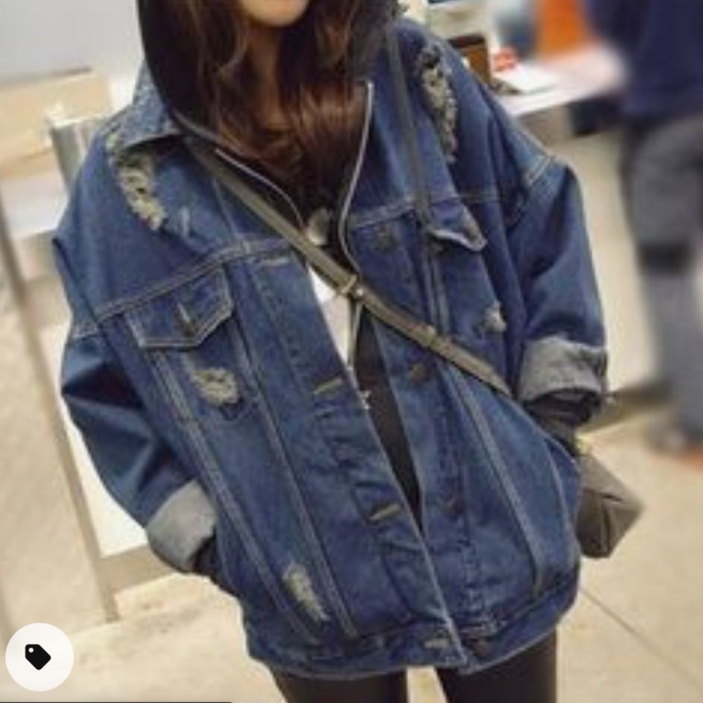 Distressed Denim Jacket
